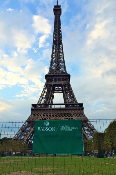 Babson at Tour d'Eiffel