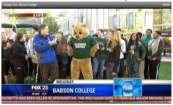 Fox Boston Visits Babson
