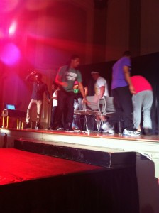 Asa kicking butt in musical chairs...and losing after the first round.