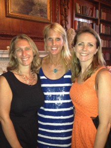 Courtney Minden and Adrienne Ramsey with one of their favorite authors, Elin Hilderbrand.
