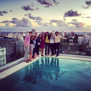Babson students in Uruguay on an Elective Abroad