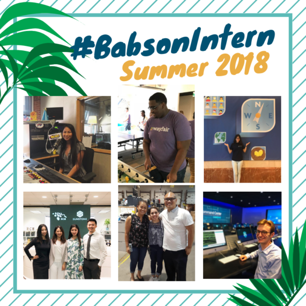 Summer 2018 #Babsonintern photo contest